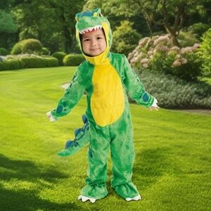 Green Dinosaur Costume for Kids